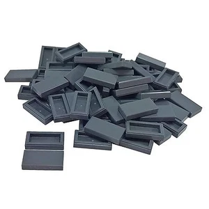 35 NEW LEGO Tile 1 x 2 BRICKS Dark Bluish Gray - Picture 1 of 1
