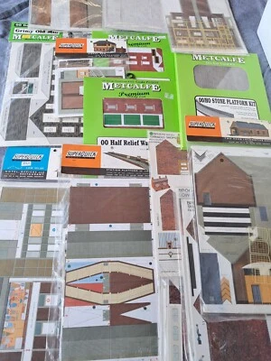 SUPERQUICK, METCALFE, BUILDER PLUS HO/OO Gauge Superquick Metcalfe Builder Plus Cardboard Kit Buildings