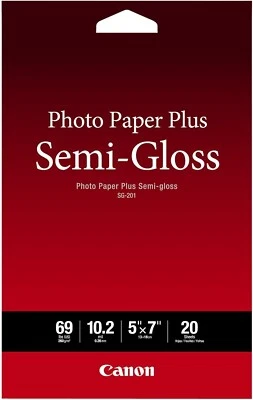 Canon Photo Paper Plus Semi-Gloss 5" x 7" - Image 1 of 2