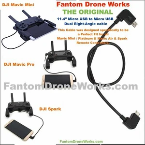 Dji Mavic Mini ...Short Controller Cable...Micro USB to Samsung - Picture 1 of 8