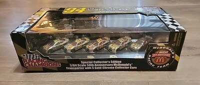 Bill Elliott #94 1998 50 aniversario transporte dorado y 5 autos McDonald's nuevos   Foto 1 de 4