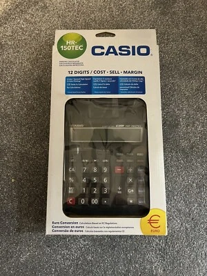Casio HR-150RCE 2 Colour Print Calculator, Brand new and unused in box - Euro - Image 1 of 2