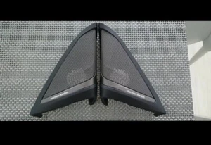 BMW G30 G31 HARMAN KARDON FRONT DOOR TWEETER COVERS PAIR NEW OEM - Picture 1 of 5
