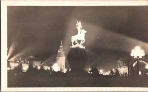 Vintage Postcard RPPC 1915 San Francisco Pan Pacific Expo Night JX9 - Picture 1 of 2