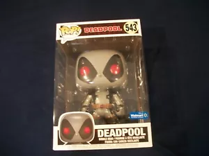 Figura Funko Pop Marvel DEADPOOL 543 Gris 2 Espadas 10" Cabeza Bobble Walmart Excelente - Imagen 1 de 5