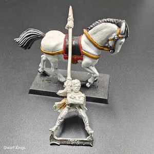Warhammer Dogs of War Al Muktar's Standard Bearer (Vintage Metal 5th Ed 1998) - Imagen 1 de 9