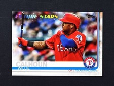 2019 Topps Series 1 Base #113 Willie Calhoun - Texas Rangers FS