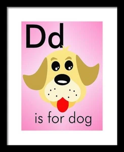 Dog - Art Print Home Decor Wall Art - Flashcard (frame not included) - Picture 1 of 4