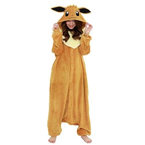 Kigurumi adult Eevee tmy221 Pokemon SAZAC Brown Color Item From Japan w/Tag