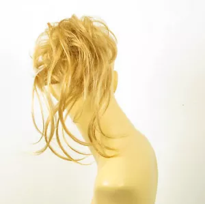 hair bun scrunchie golden blond ref: 22 24b peruk - Picture 1 of 4