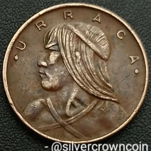 Panama Un 1 Centesimo 1968. KM#22. One Cent Coin. Uracca. M - Picture 1 of 7