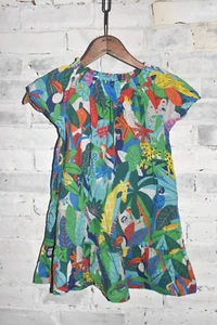 Mini Boden Kids Smocked Animal Print Dress Size 5-6 Yr - Picture 1 of 4