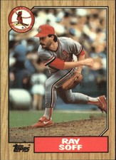 1987 Topps Tiffany #671 Ray Soff ERR/(No D* before/copyright line)