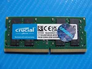 Memoria RAM HP 17-cn0013dx Crucial 16 GB DDR4-3200 SODIMM CT16G4SFD832A.M16FRS - Imagen 1 de 2