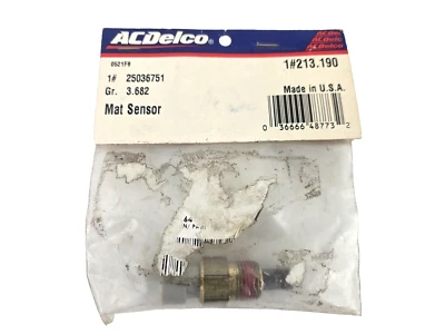 Sensor de temperatura de admisión de aire GM NUEVO 25036751 85-93 Buick Chevy Olds Pontiac GMC Foto 1 de 2