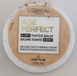 L'OREAL Age Perfect 4 in 1 Tinted Balm #10 Light Infused W Firming Serum NEW - Picture 1 of 2