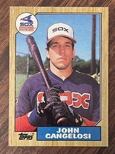 Vintage 1987 Topps Chewing Gum John Cangelosi White Sox Baseball Card #201 - Picture 1 of 6