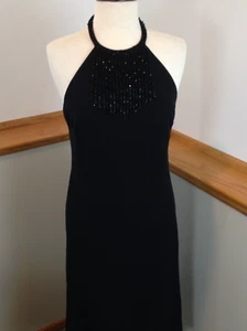 NUEVO CON ETIQUETAS EVAN-PICONE Vestido de Cóctel Negro Línea A para Mujer Talla 8 - Imagen 1 de 9