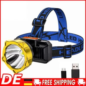 USB wiederaufladbare tragbare LED-Taschenlampe für Nachtangeln und Camping - Photo 1/12