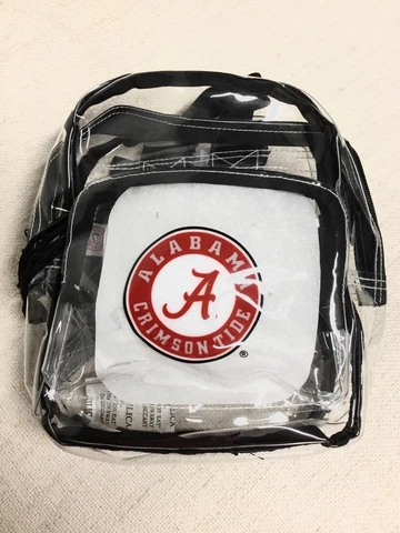 New The Northwest Company Alabama Crimson Tide Clear Mini Backpack Cover