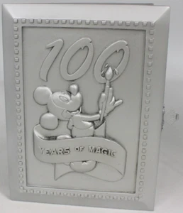 Walt Disney World 100 Years of Magic 4 x 6 Photo Frame Silver Mickey Mouse - Picture 1 of 13