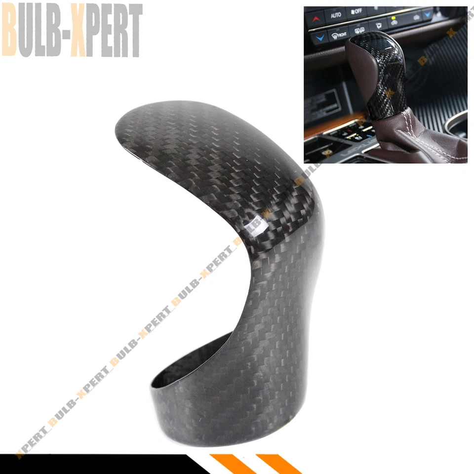 PERILLA DE CAMBIO DE FIBRA DE CARBONO CUBIERTA DE MOLDURA ADICIONAL PARA 2014-22 LEXUS IS NX CT ES GS RX RC Foto 1 de 4