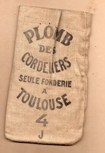 Toulouse sac (toile grossière) PLOMB DES CORDELIERS P11829 - Imagen 1 de 1
