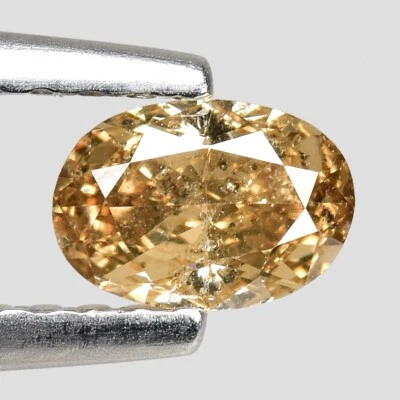 0.40cts Cocktail Brown Oval Natural Loose Diamond "SEE VIDEO" - image 1 of 2