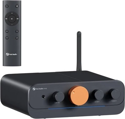 Amplificador de potencia Bluetooth Fosi Audio HT4S 4.1/5 canales para altavoces exteriores Foto 1 de 4