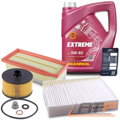 INSPEKTIONSPAKET SET A + MOTORÖL FÜR RENAULT CLIO 4 DACIA DUSTER 0.9 / 1.0 / 1.2 - Bild 1 von 4