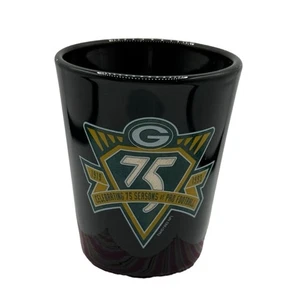 Vintage RARE Green Bay Packers 75th Season Shot Glass – 1919–1993 - Picture 1 of 6