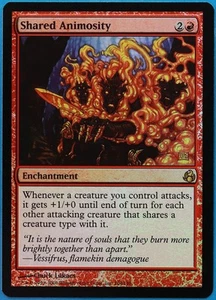 Shared Animosity FOIL Morningtide NM Red Rare MAGIC CARD (ID# 492366) ABUGames - Picture 1 of 2