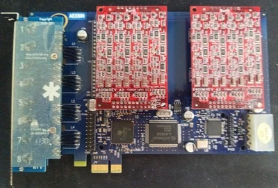8 porte FXO PCIe per Asterisk FreePBX AEX800 - Immagine 1 di 3