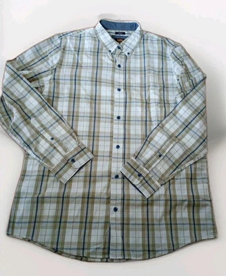 Camisa LEE Para Hombres A Cuadros Abotonada Talla Grande Garceta Nueva Con Etiquetas Foto 1 de 4