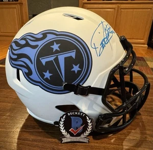 Casco Derrick Henry firmato Tennessee Titans full size eclissi lunare Beckett - Foto 1 di 12