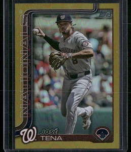 2025 Topps Series 2 - #552 Jose Tena Gold Rainbow Foilboard /50 - Bild 1 von 2