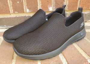 *SKECHERS*GoWalk Gen 5●Goga Mat●Mesh Black●Slip On Comfort Shoes●Sz.9●Great Cond - Picture 1 of 16