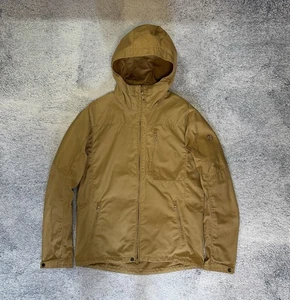 Fjällräven Sten Jacket Men’s L Brown G-1000 Lite Outdoor Hiking Windproof Hooded - Picture 1 of 24