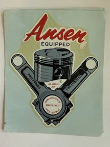 "Pistones y varillas Ansen originales de colección equipados con transferencia de agua 4 X 4,75"" (9B)" - Imagen 1 de 1