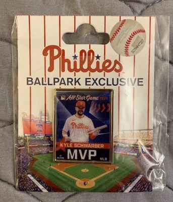 Philadelphia Phillies All Star Game Kyle Schwarber MVP Pin Park Exclusive 2025 - Image 1 of 2