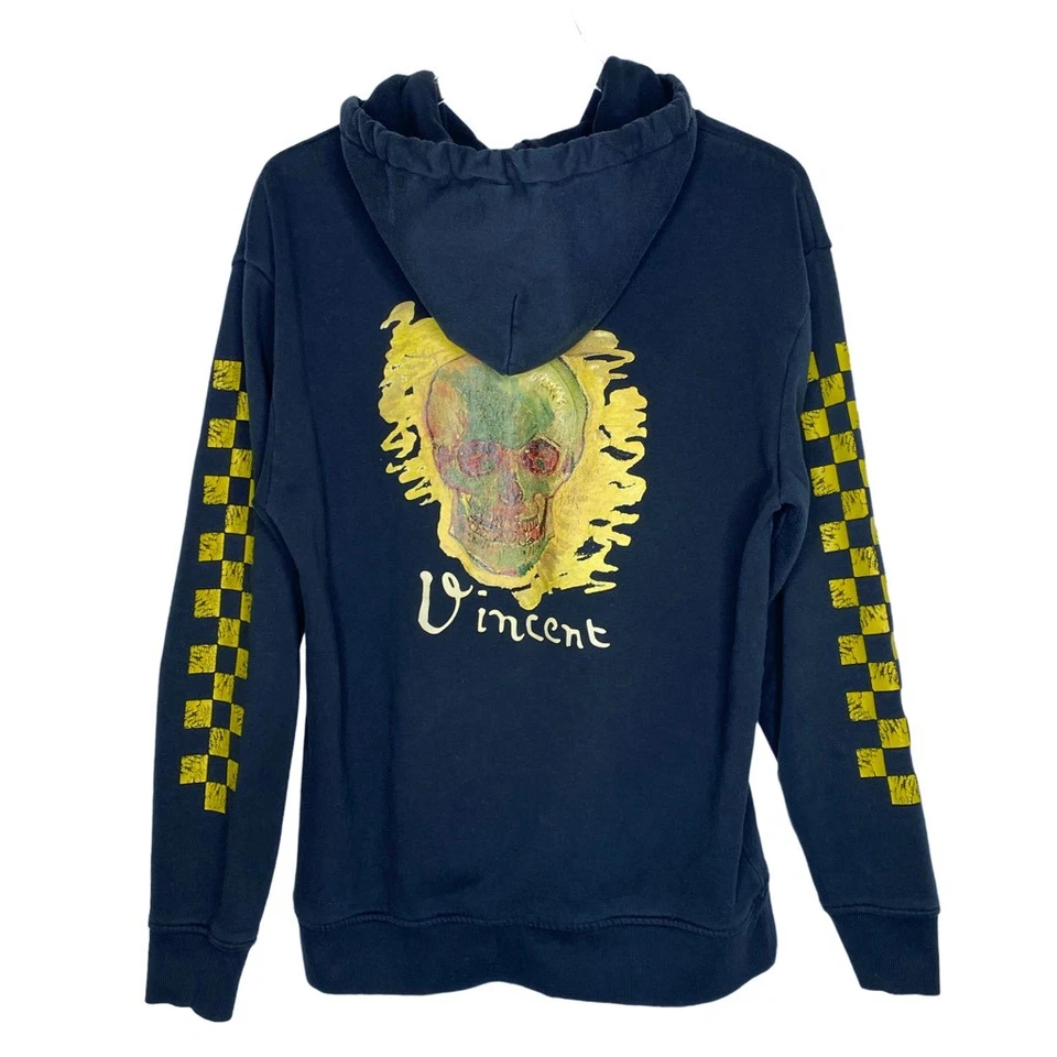 Sudadera con Capucha Negra Calavera VANS x Van Gogh Talla XS Unisex Colaboración Artística Foto 1 de 4