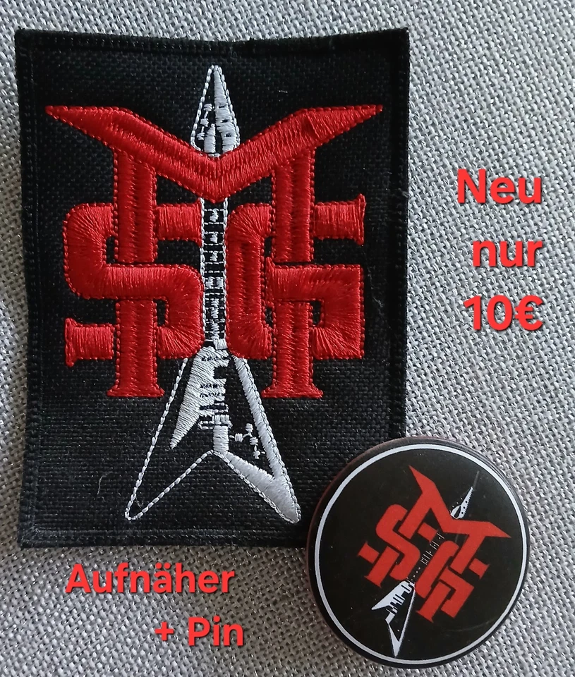 The Michael Schenker Group / MSG - SCORPIONS NEU 10€ aufnäher + Pin Neu 100% - Bild 1 von 1
