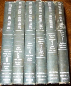 1937 1938 1939 1940 1941 Auto Engineering 6 Vols Cadillac Ford Olds Chevy Buick - Picture 1 of 15