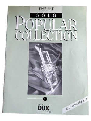 Edition DUX Trumpet Solo Popular Collection Band 1 Noten Musik Grün CD - Bild 1 von 4
