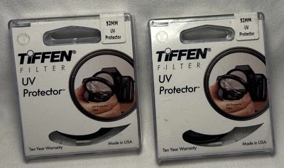 Tiffen Filter 52mm UV Protector Filter Photography Accessories Glass Protection - Image 1 of 3