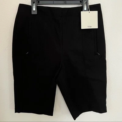 Nuevo Tibi Bermudas Negras Mujer Talla 8 Foto 1 de 4