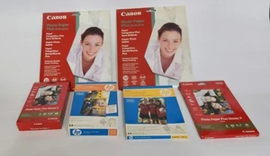 Photo Printing Paper Lot HP, Cannon (Some Opened) - Picture 1 of 7