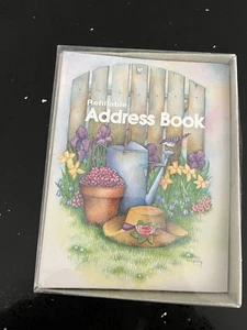 Vintage Refillable Colorbok Address Book, Hardcover Spiral Bound NIB - Picture 1 of 4