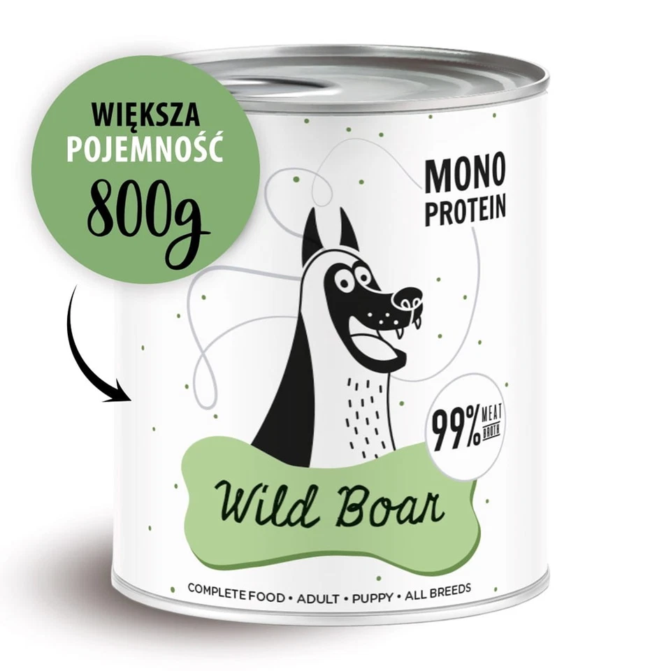 5906638169896 PAKA ZWIERZAKA Pepe Wild Boar - Nassfutter für Hunde - 800g PAKA Z - Bild 1 von 1