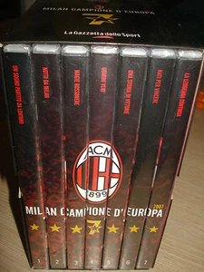 OPERA COMPLETA BOX COFANETTO 7 DVD AC MILAN CAMPIONI CAMPIONE D'EUROPA - Bild 1 von 1